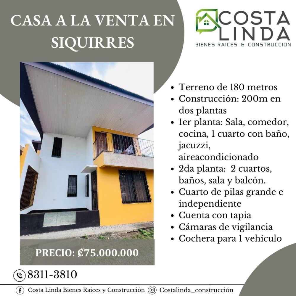 Propiedad en Costa Rica, Siquirres
