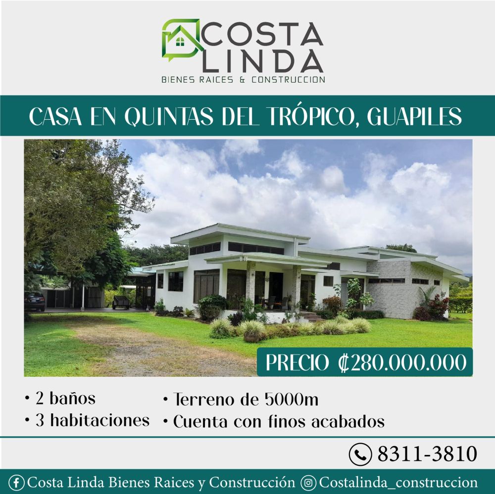 Propiedad en Costa Rica, Guapiles