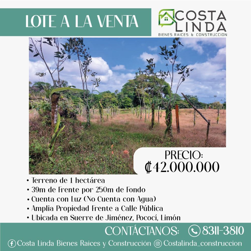Propiedad en Costa Rica, Guapiles