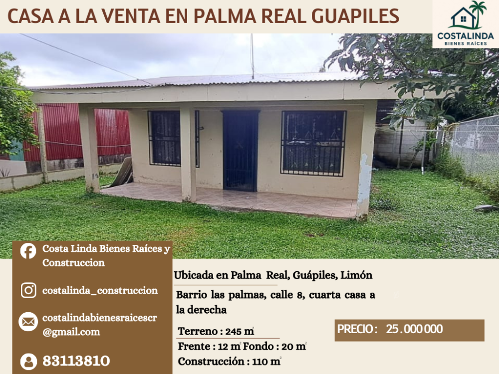 Casa en Venta en Limon (Puerto Limon), Costa Rica