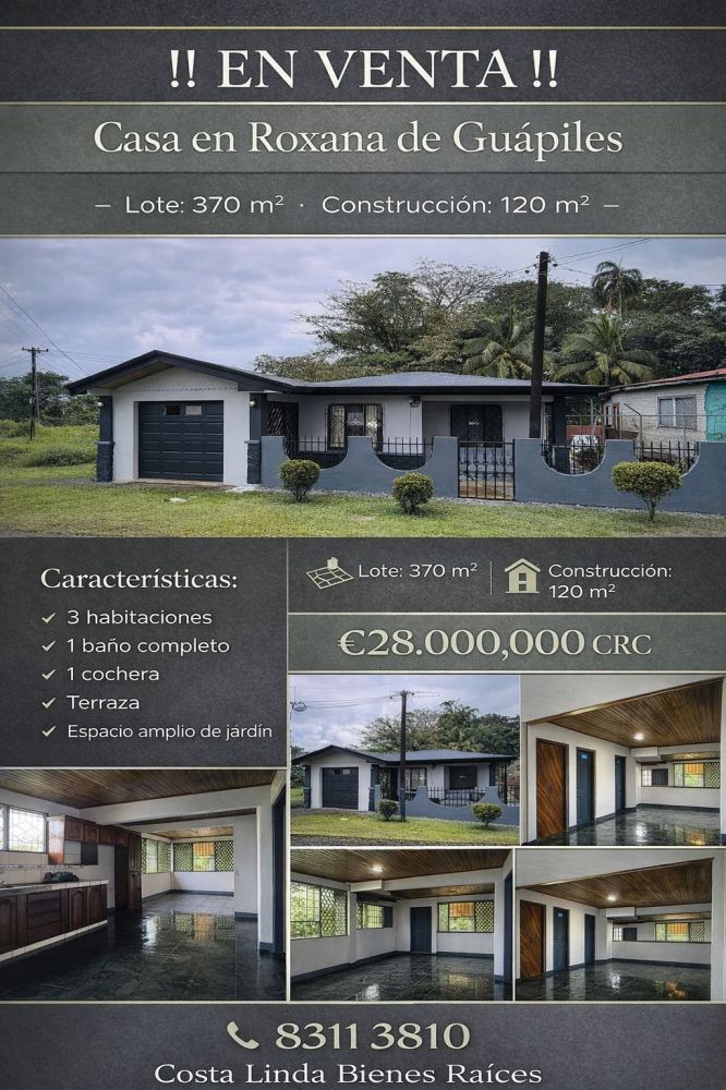 Propiedad en Guapiles, Costa Rica, Guapiles