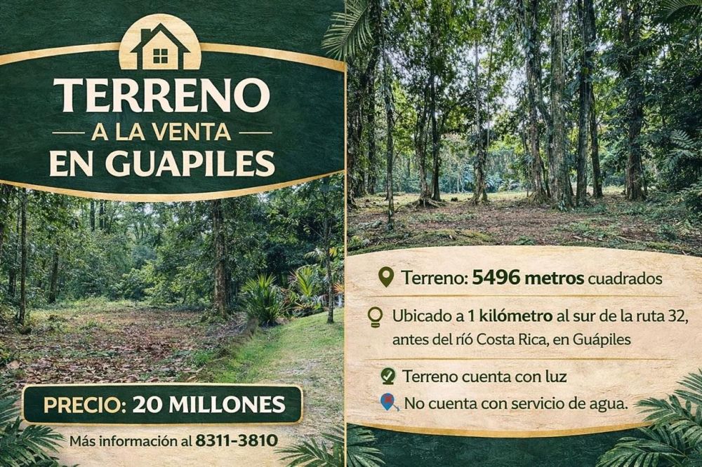 Propiedad en Guapiles, Costa Rica, Guapiles