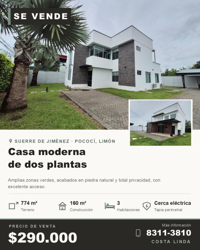 Propiedad en Guapiles, Costa Rica, Guapiles