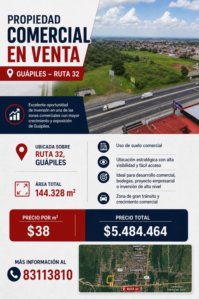 Propiedad en Guapiles, Costa Rica, Guapiles
