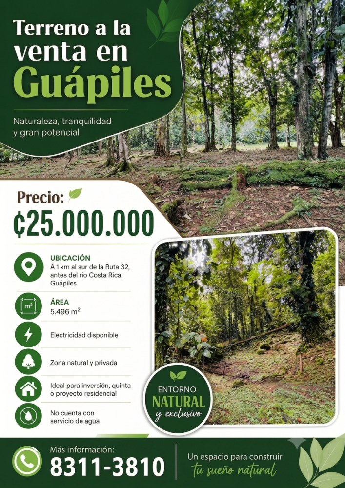 Propiedad en Guapiles, Costa Rica, Guapiles