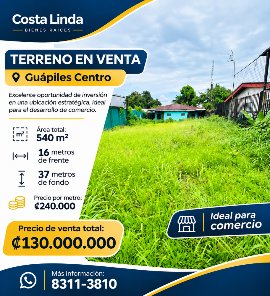 Propiedad en Guapiles, Costa Rica, Guapiles